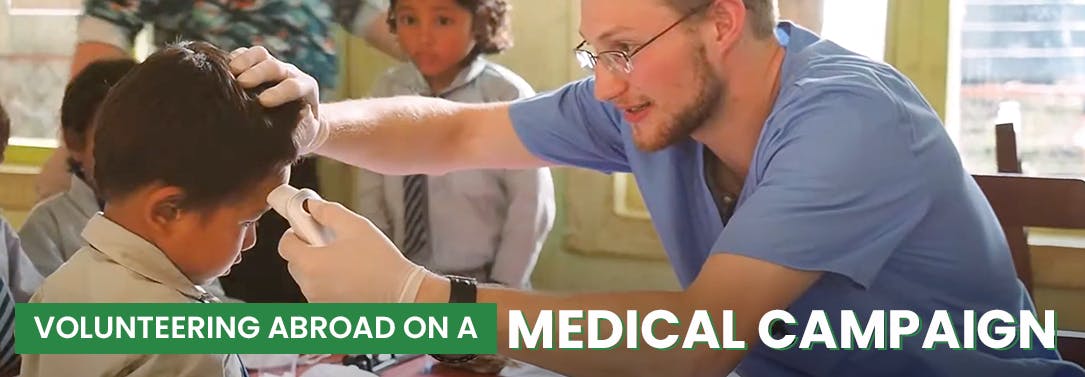 Volunteering abroad on a group medical campaign with IVHQ.